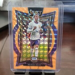 Michael olise 2024-25 select fifa fluorescent orange 101/125 TERRACE